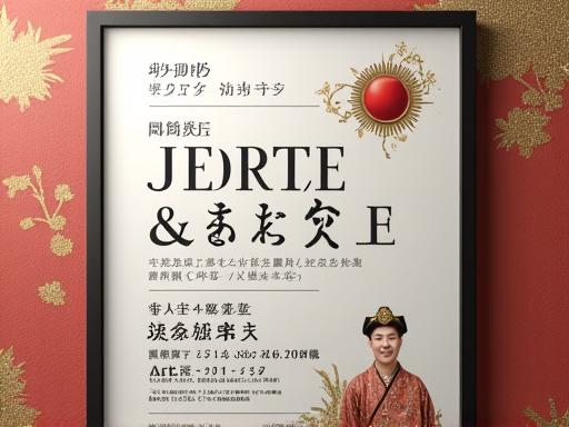 文化イベントのためにデザインされた美しいポスター